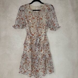 Helo Molly Floral Ruffle Dress